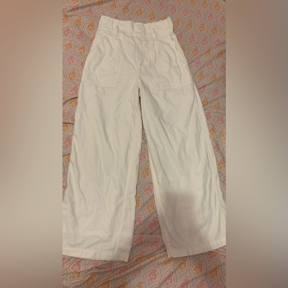 American eagle (AE) white linen beach pants - Picture 2 of 7